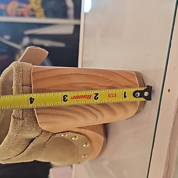 Suede, mules, clogs, shoes, vintage, y2k, casual, school, streetwear,  clean - Picture 11 of 12